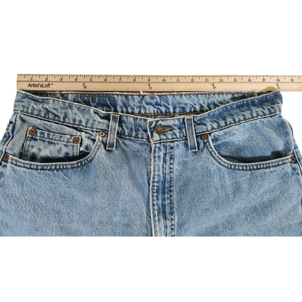 Vintage 90s Levis 550 Relaxed Fit Jeans Mens 38x32 (Fits 36x32) Blue Baggy Denim