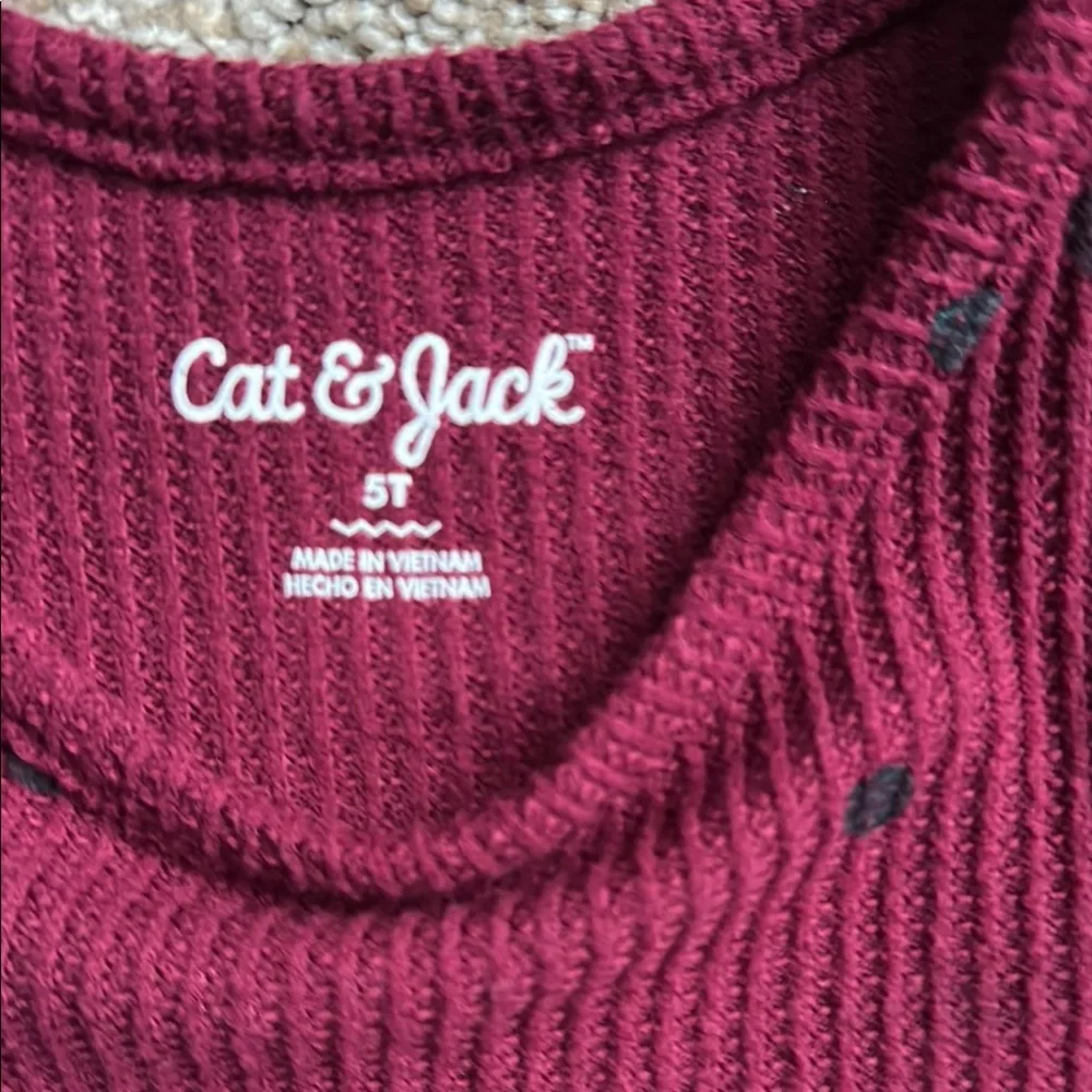 Cat & Jack adorable maroon