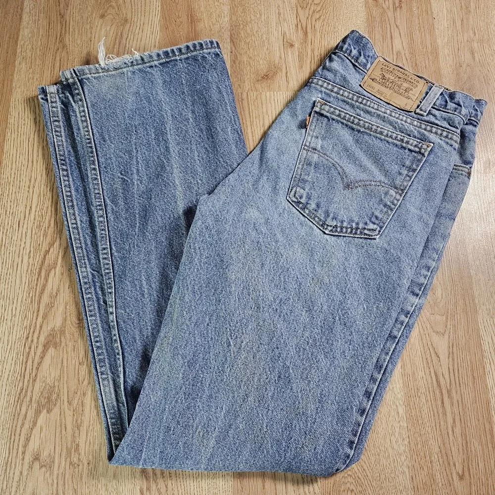 Vintage Levis 15951 Orange Tab Jeans Mens 36x34  Relaxed Fit Tapered‎ 90s 550