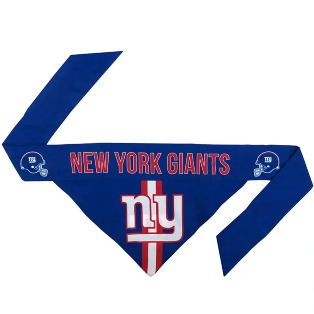 NWT Yuppy Puppy New‎ York Giants Reversible Bandana