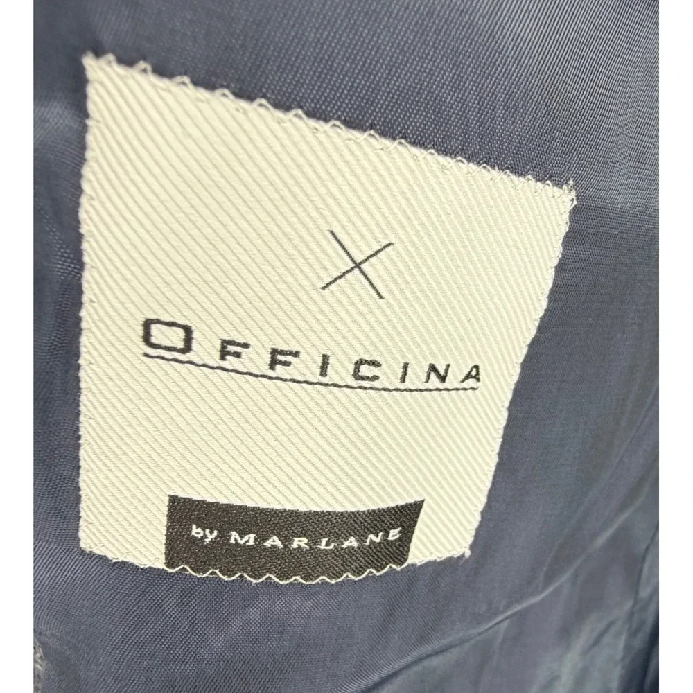 Rodd & Gunn Officina Marlane Italian Wool Blend Blazer Blue Sports Fit XL