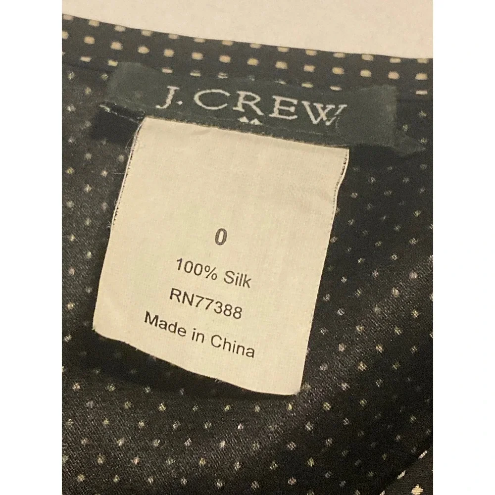 J. Crew sleeveless silk