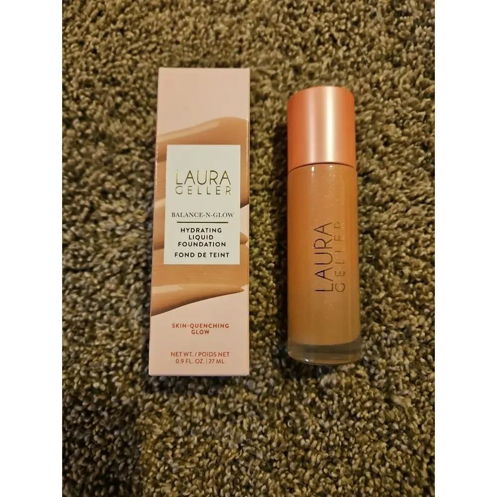Laura Geller Balance N Glow Hydrating‎ Liquid Foundation 0.9 Oz MEDIUM NEW