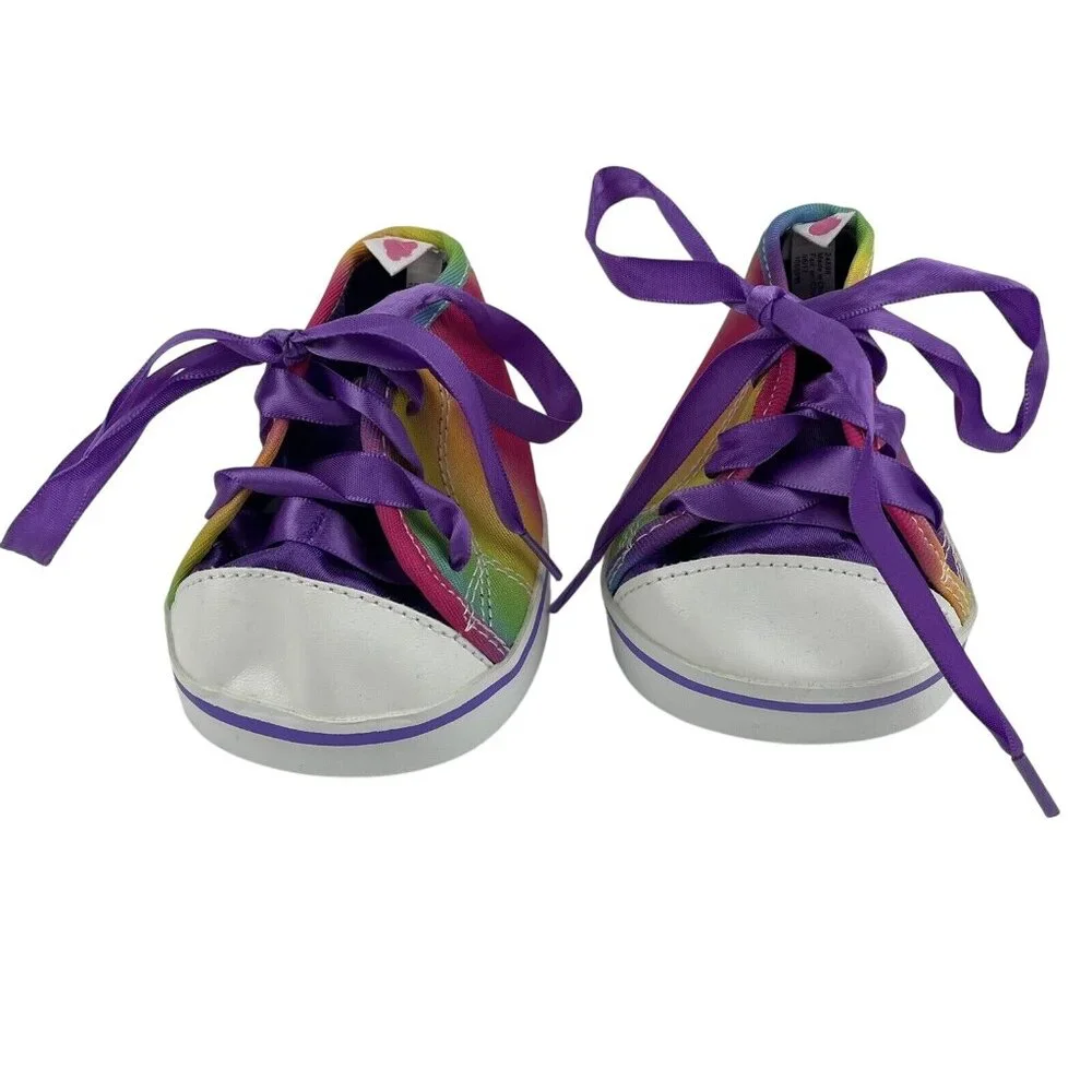 Build A Bear Clothes Pink Purple Owl Shirt Skirt Rainbow Sneakers Having‎ a Hoot