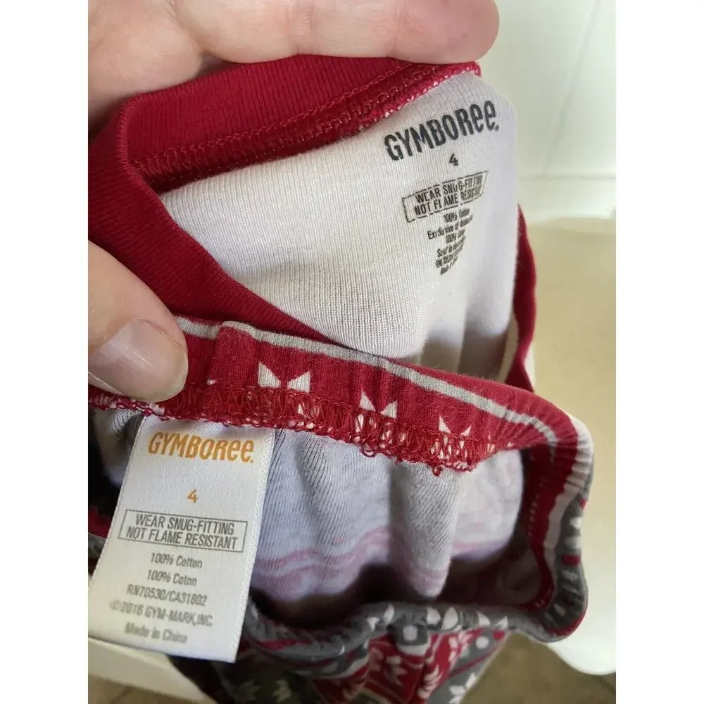 Gymboree unisex pajamas