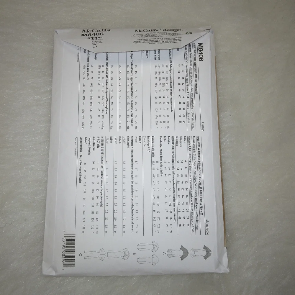 McCalls mccall sewing