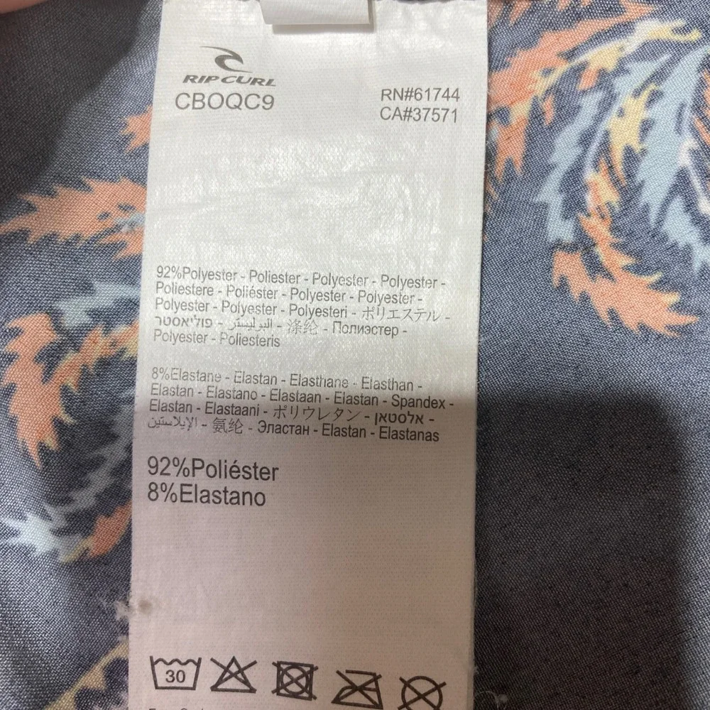 Rip Curl measurements waist