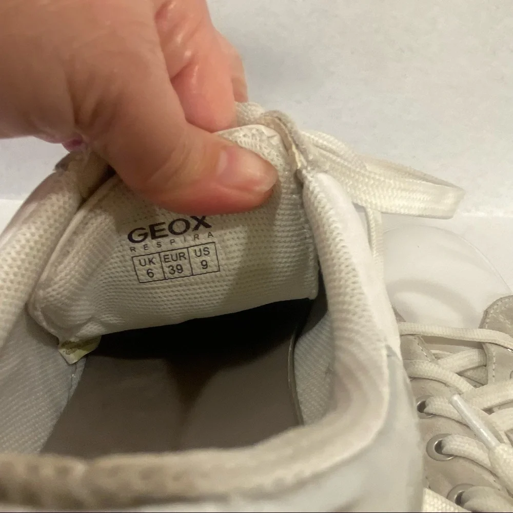 Geox practical wear white