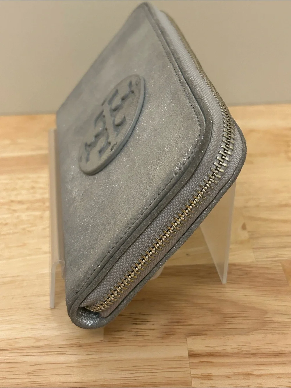 Tory Burch shimmering silver