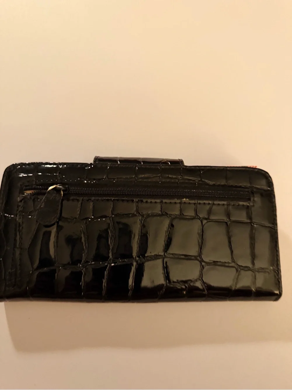 Liz Claiborne croc embossed