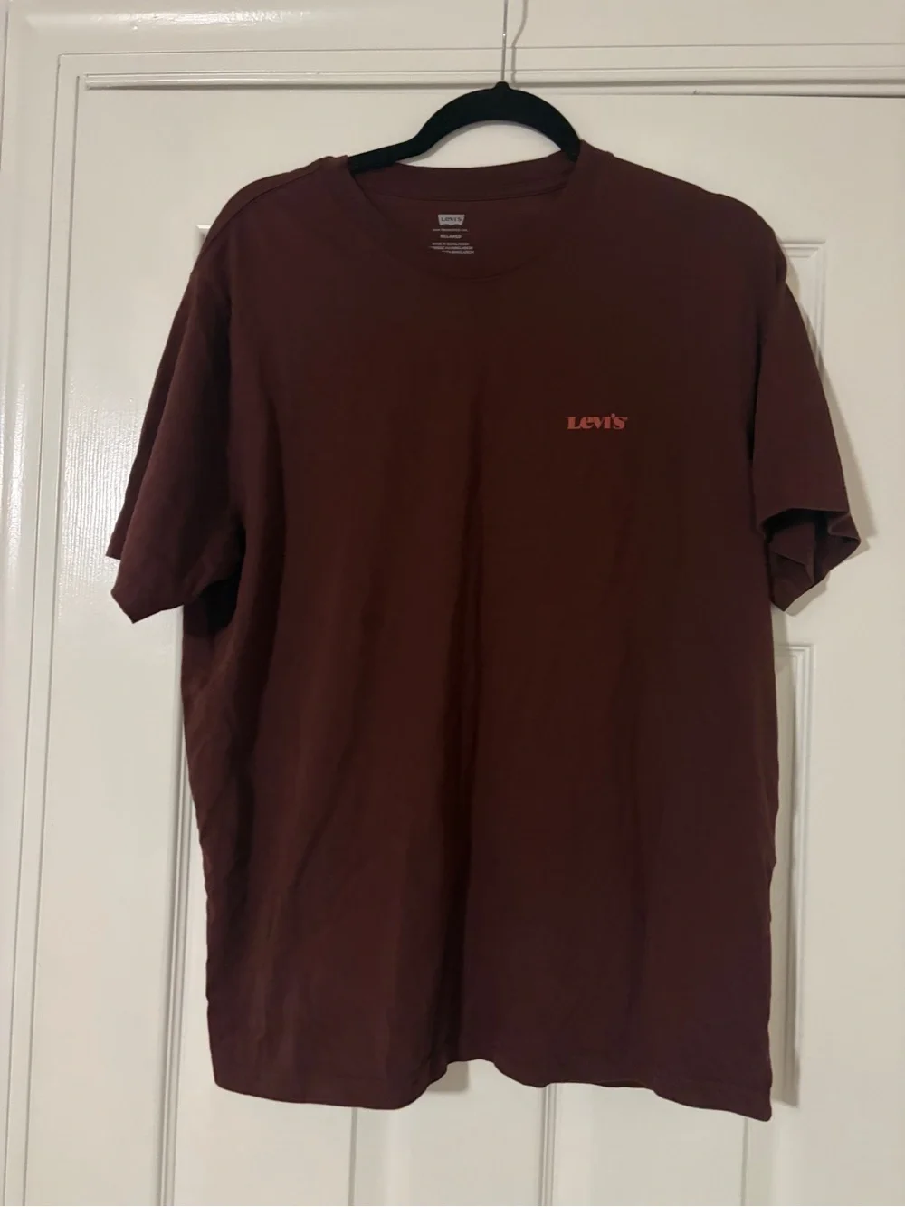 Levi's Men's Dark Brown Short Sleeve Logo Tee