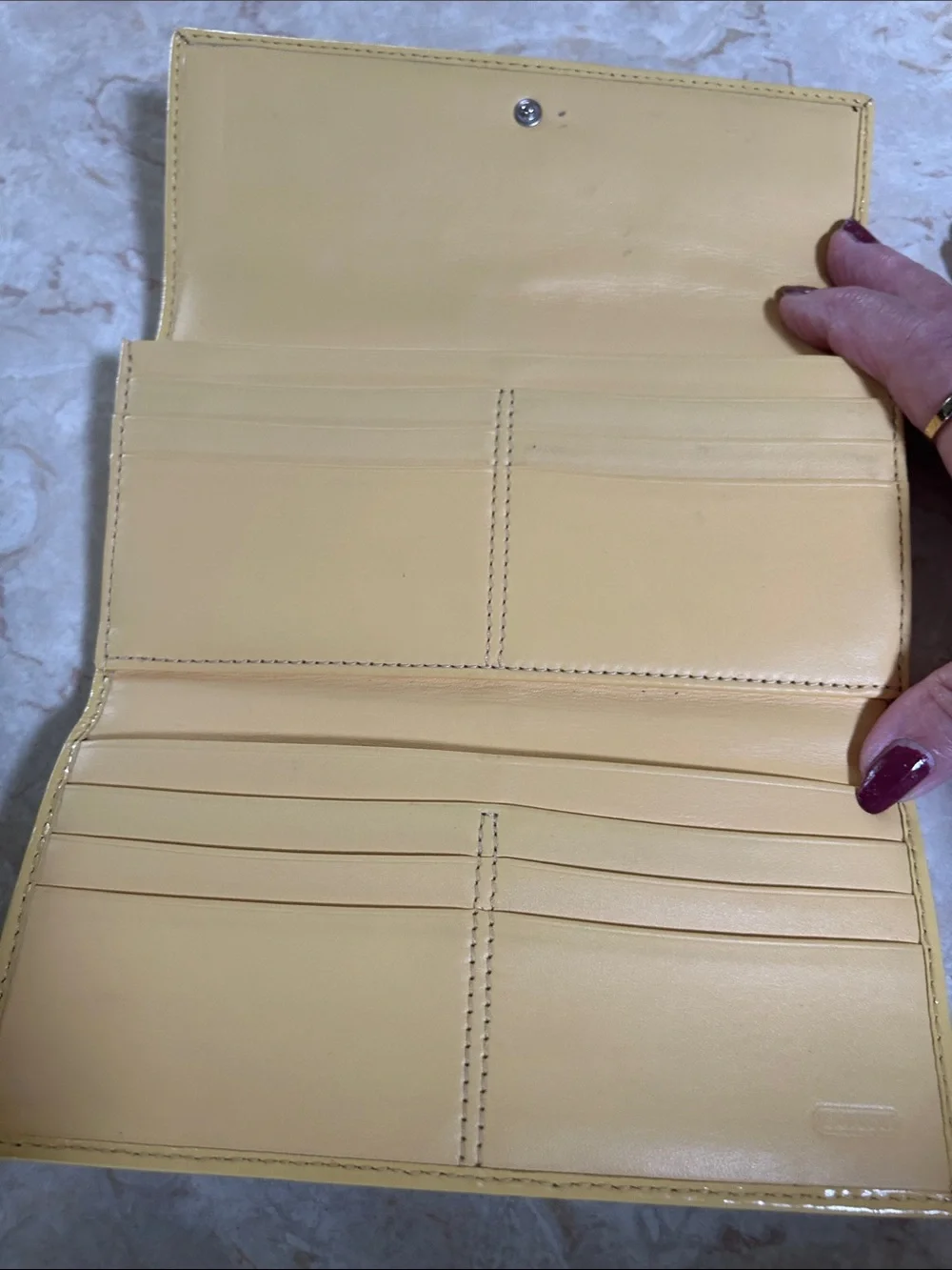 Coach continental wallet