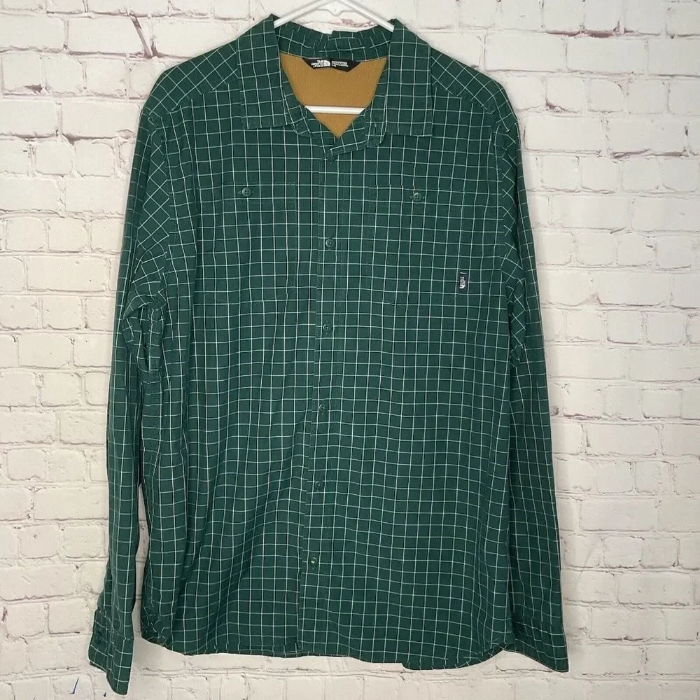 The North Face long length plaid