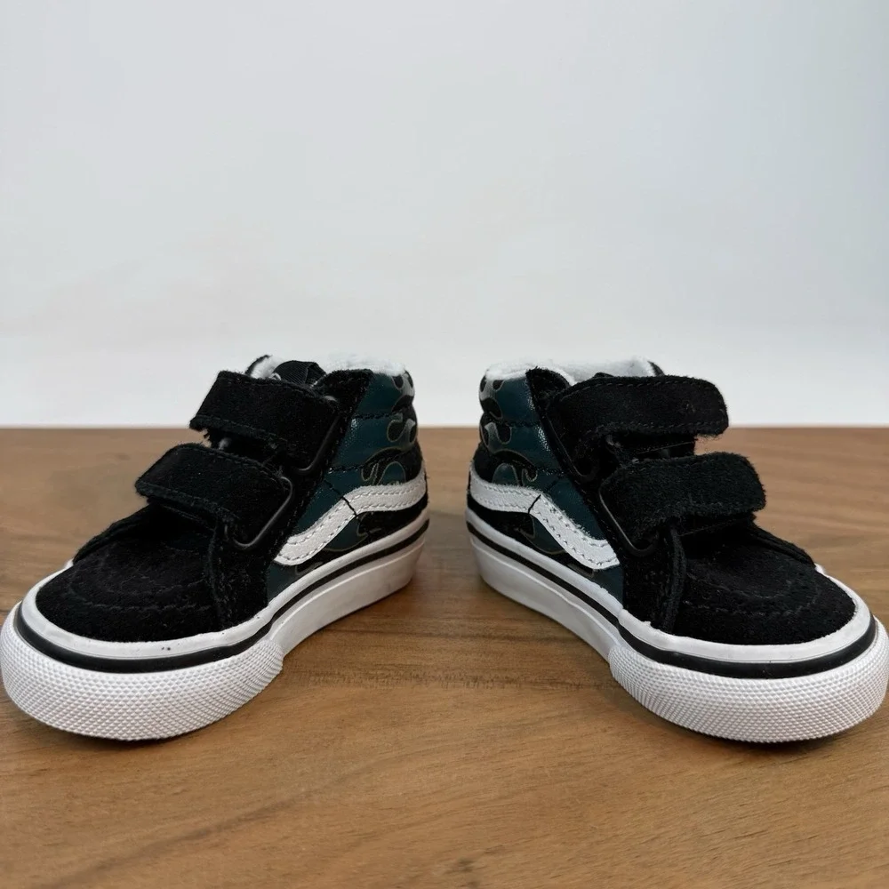 New Infant Baby Little Kids Vans‎ Old Skool Sk8-Mid Reissue Sneakers Shoes Sz 2