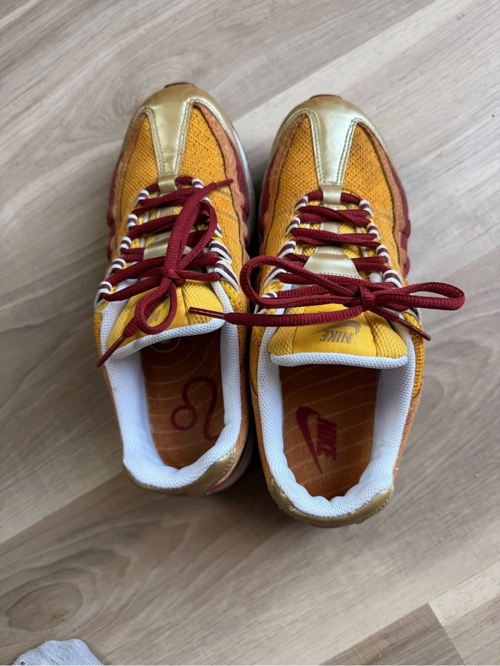 Nike Women’s Sneakers in Yellow & Burgundy