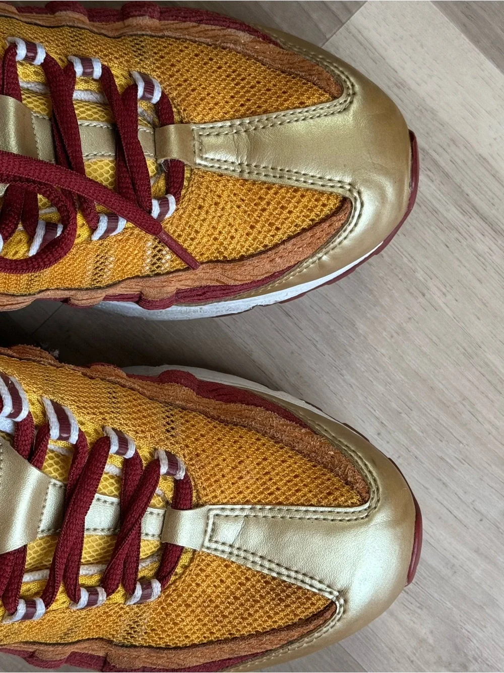 Nike Women’s Sneakers in Yellow & Burgundy