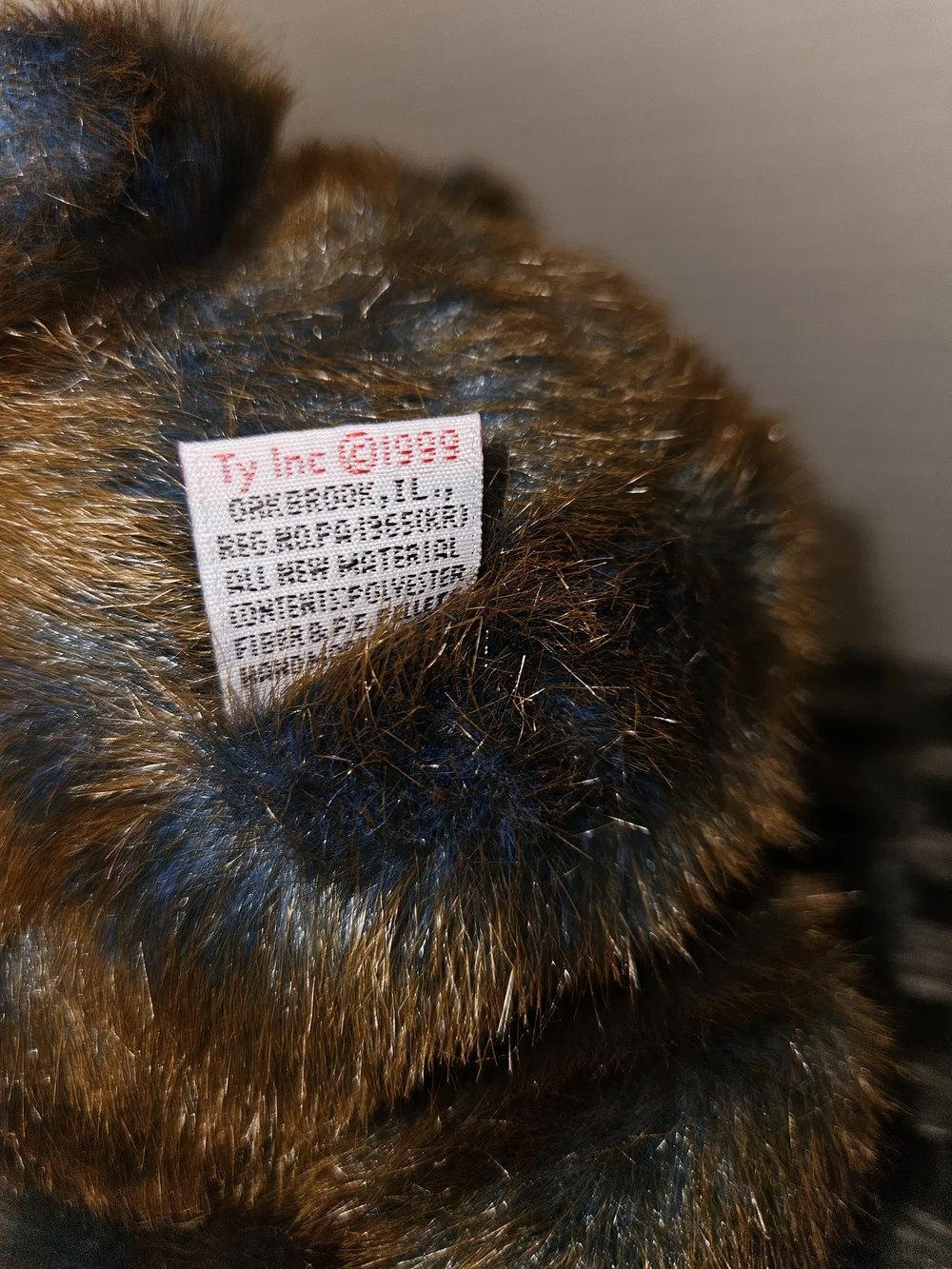 Ty plush bear