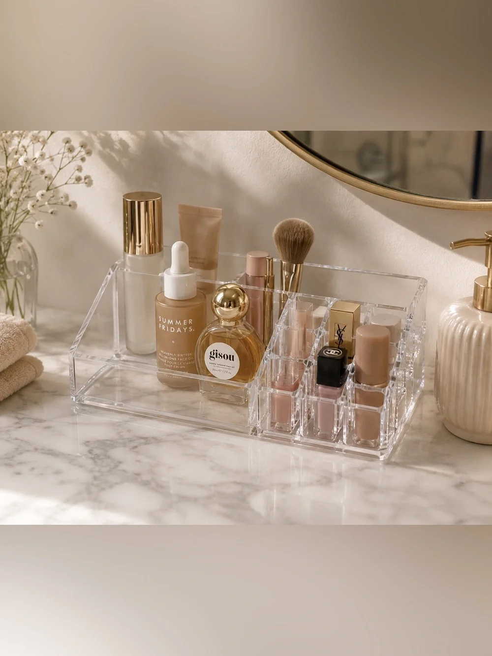 Acrylic Make Up Organizer Lip Stick Holder