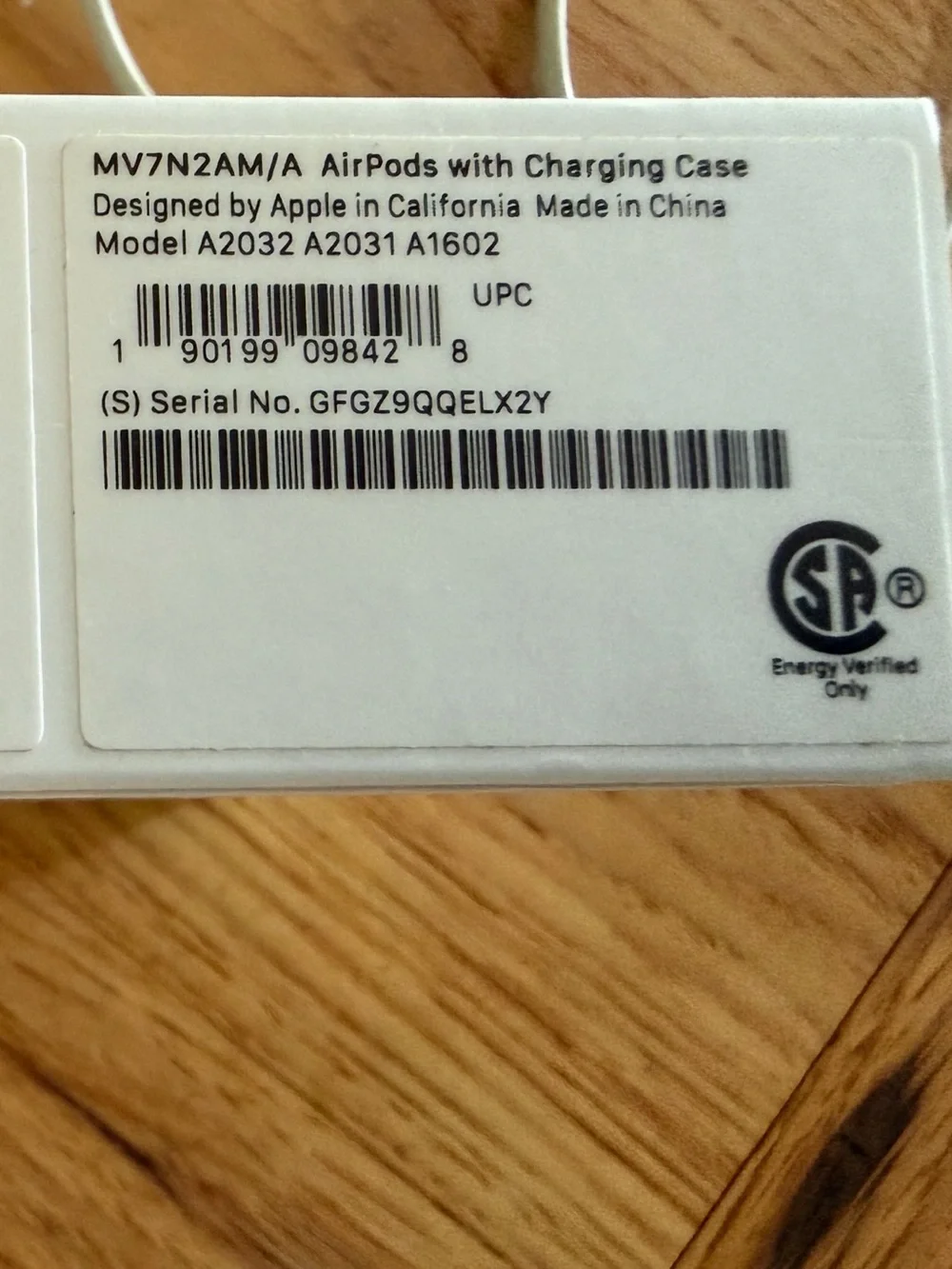 Apple airpods used