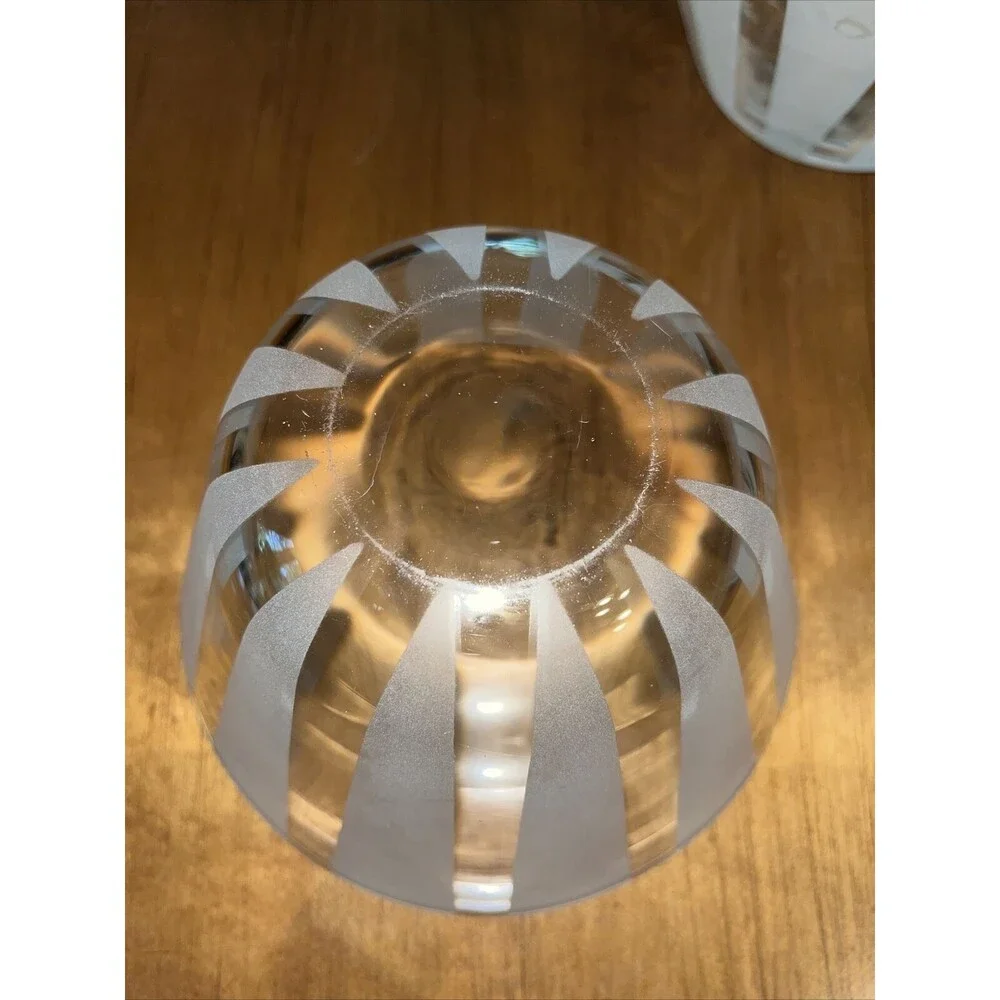 Unmarked clear glass