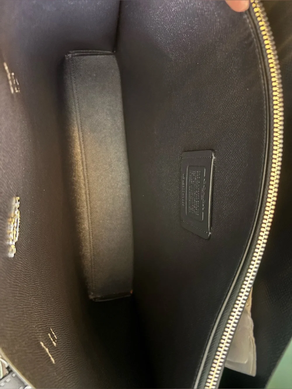 Coach large navy