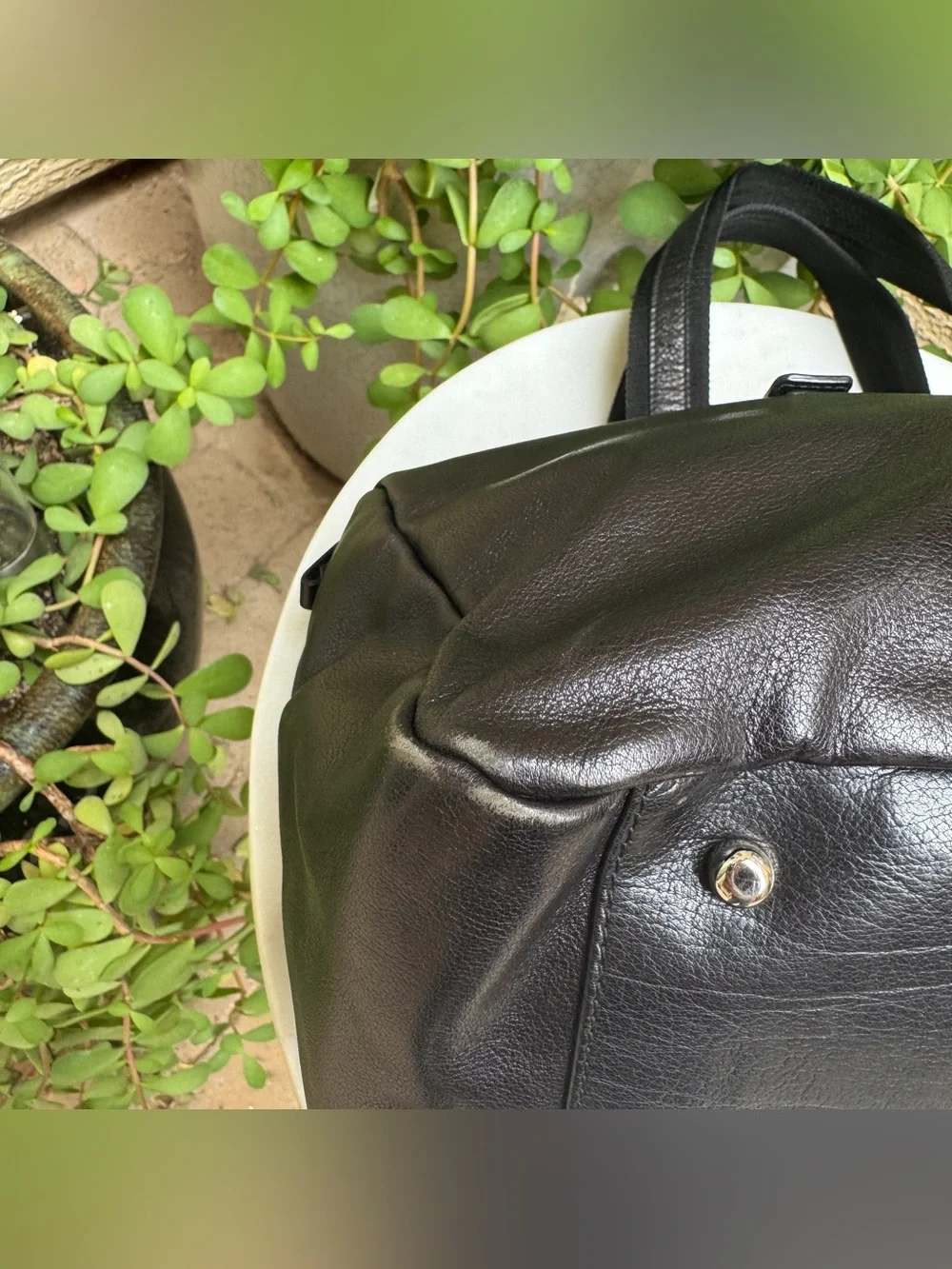 Yves Saint Laurent satchel tone