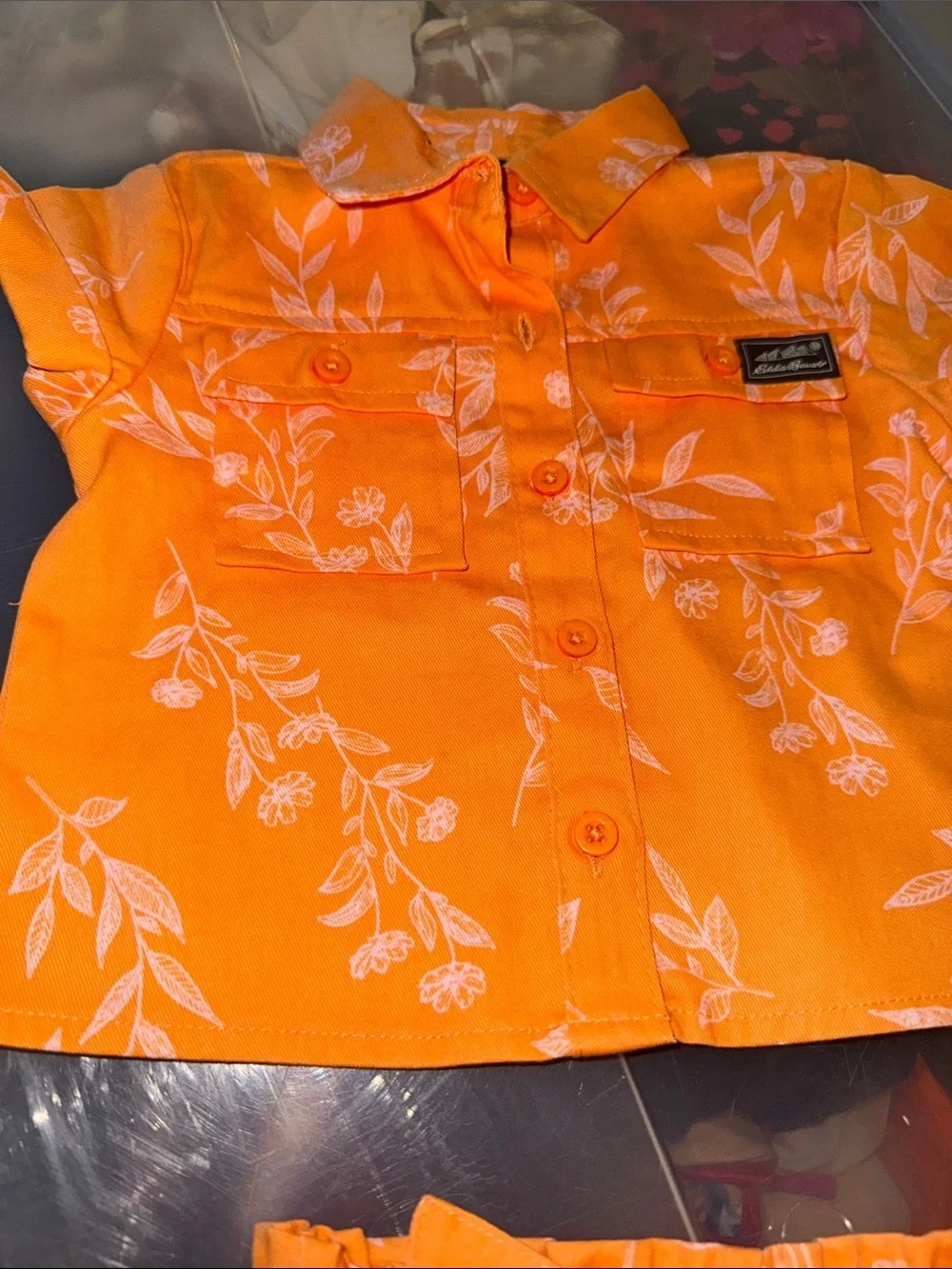 Eddie Bauer bright orange