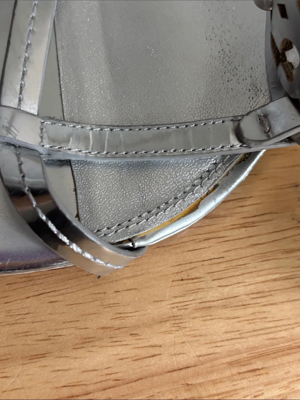 Tory Burch shiny metallic