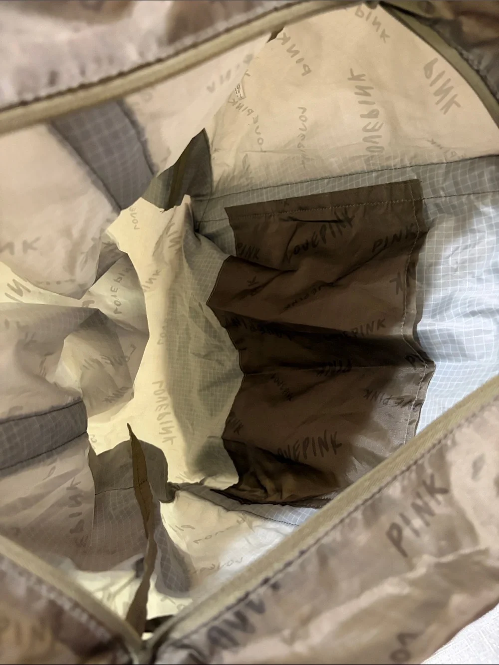 PINK Victorias Secret lightweight olive