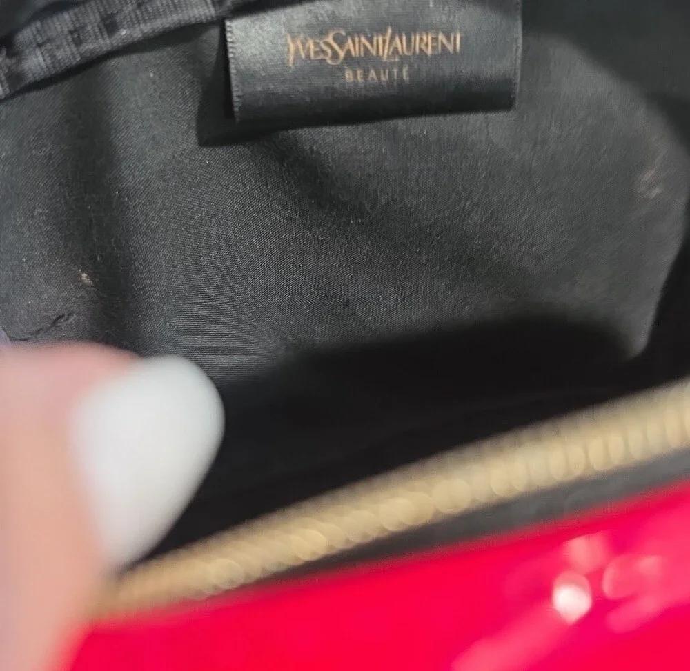 Yves Saint Laurent red patent