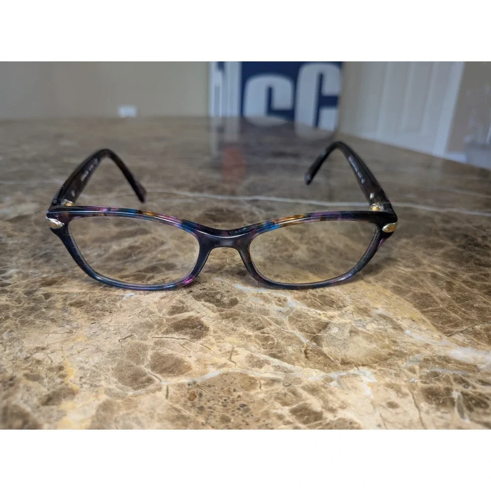 Coach Eyeglasses Sunglasses HC 6065 5288 Confetti Purple 49 [] 17 135 Gold