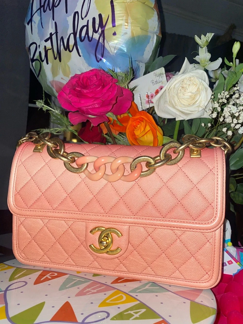 CHANEL authentic quilted