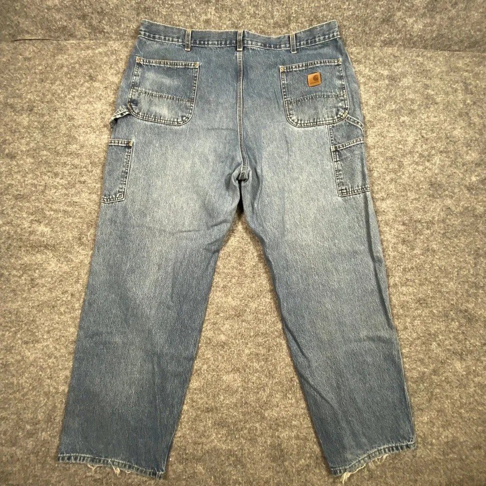 Carhartt B13 DPS Mens Original Dungaree Fit Carpenter Jeans Blue 44x32 (Fits 30)