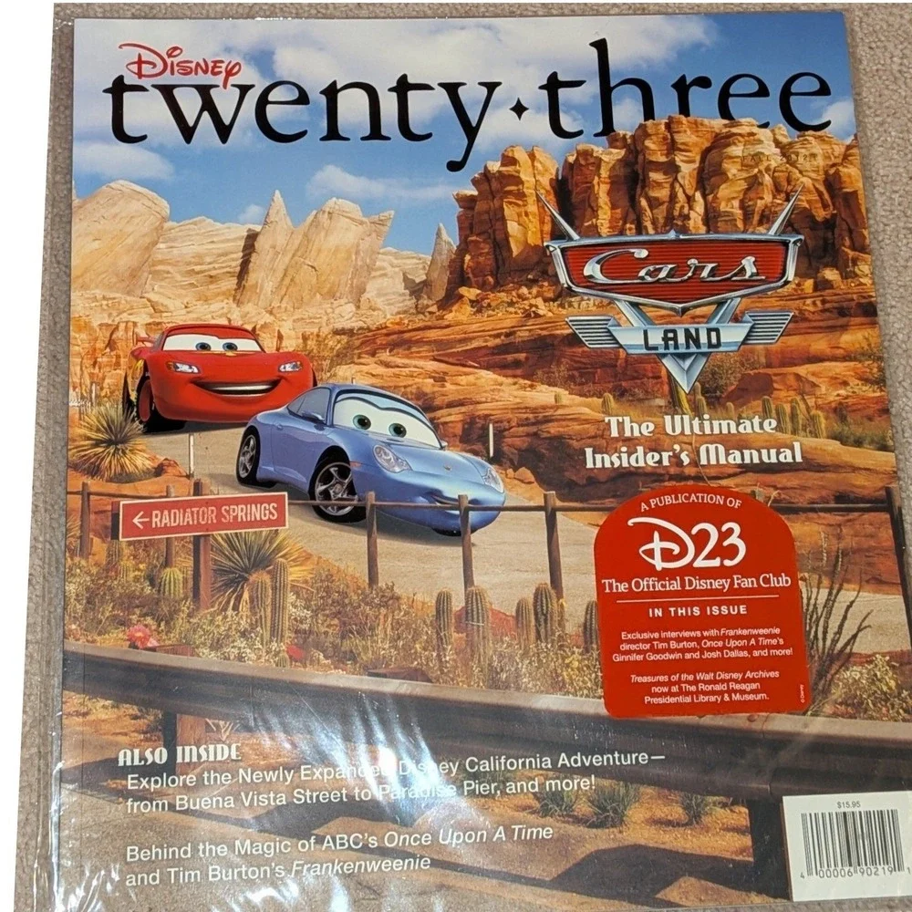 Disney twenty-three Magazine Fall 2012 Cars‎ Land D23 Expo 2013 Mickey Mouse NIP
