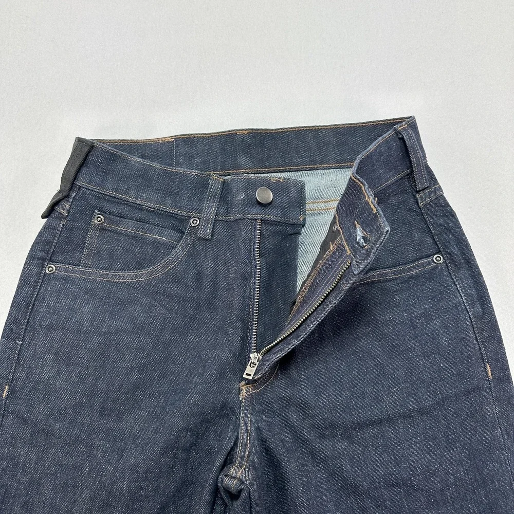 40 Grit Jeans Mens 28x32 Blue Standard Fit Straight Dark Wash Stretch Denim Work
