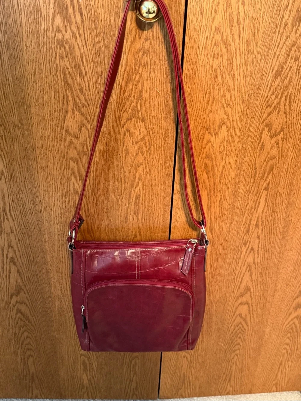 Relic red crossbody