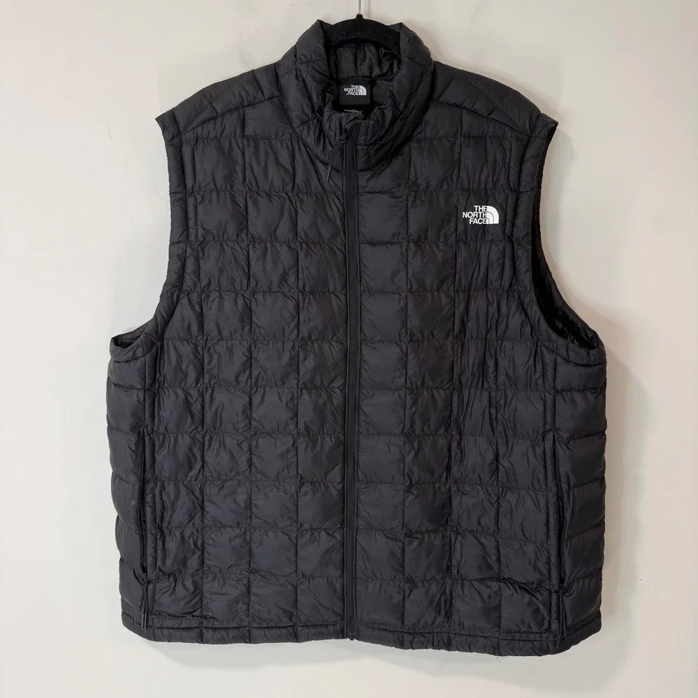 The North Face Mens ThermoBall Eco Vest XXL Black Excellent NF0A5GLO Puffer