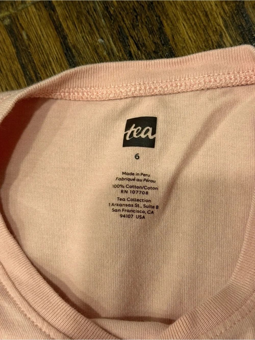 Tea Collection Girls Pink Dress Size 6