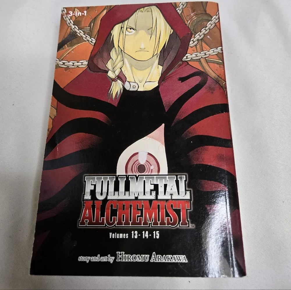 FULLMETAL ALCHEMIST volumes 13 14 15 anime manga Hiromu Arakawa 3 in 1 comic‎