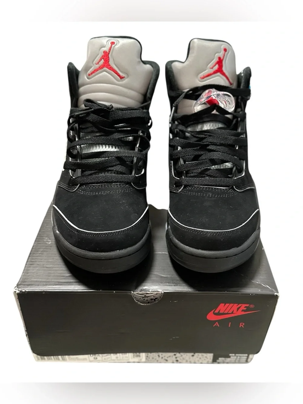 Sz 9- Air Jordan 5 Retro OG Black Metallic Reimagined - NEW WITH BOX.