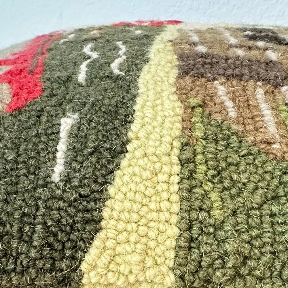 Unknown hooked wool