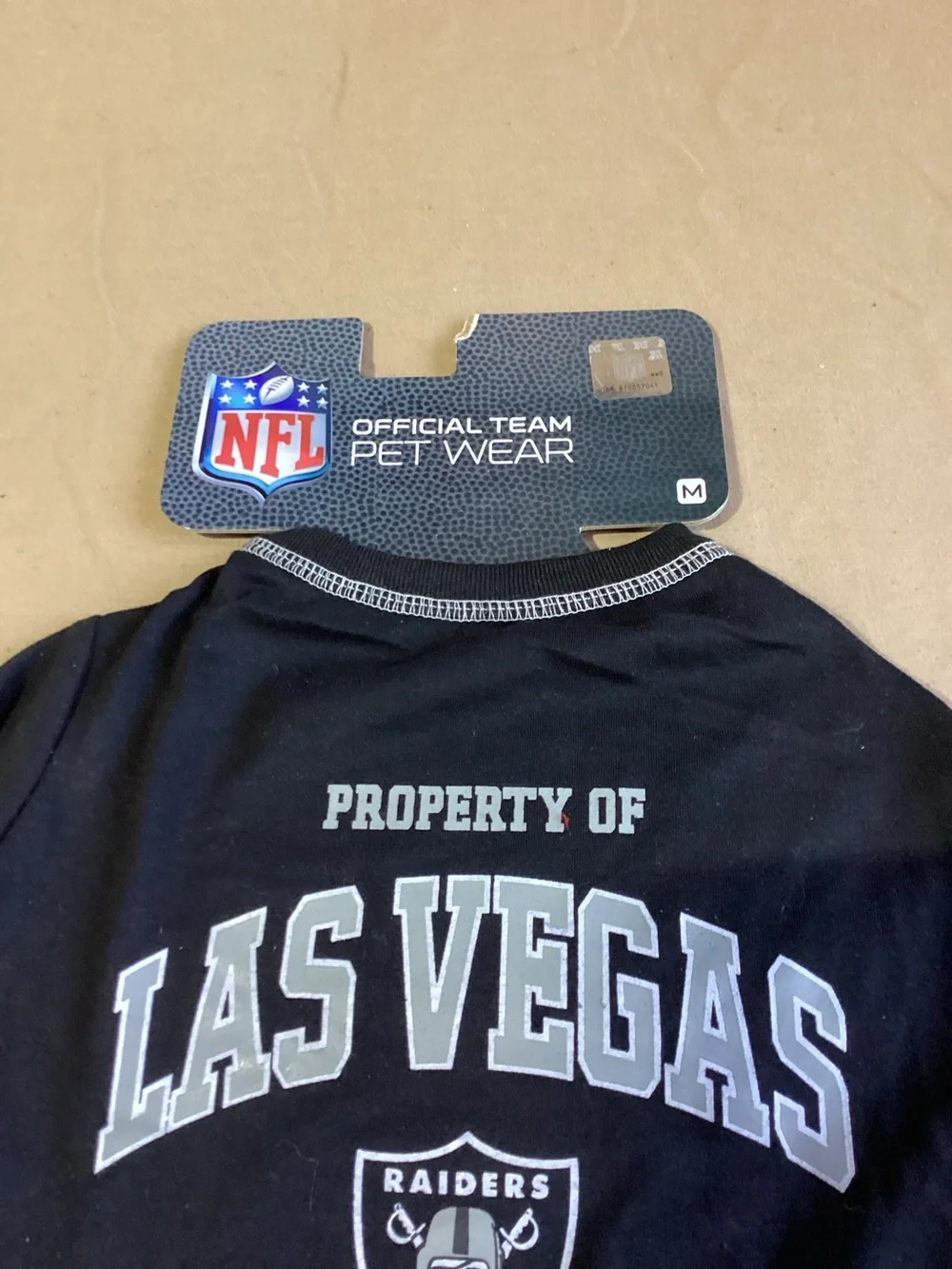 Pets First NFL Dog & Cat T-Shirt, Las Vegas Raiders, Medium