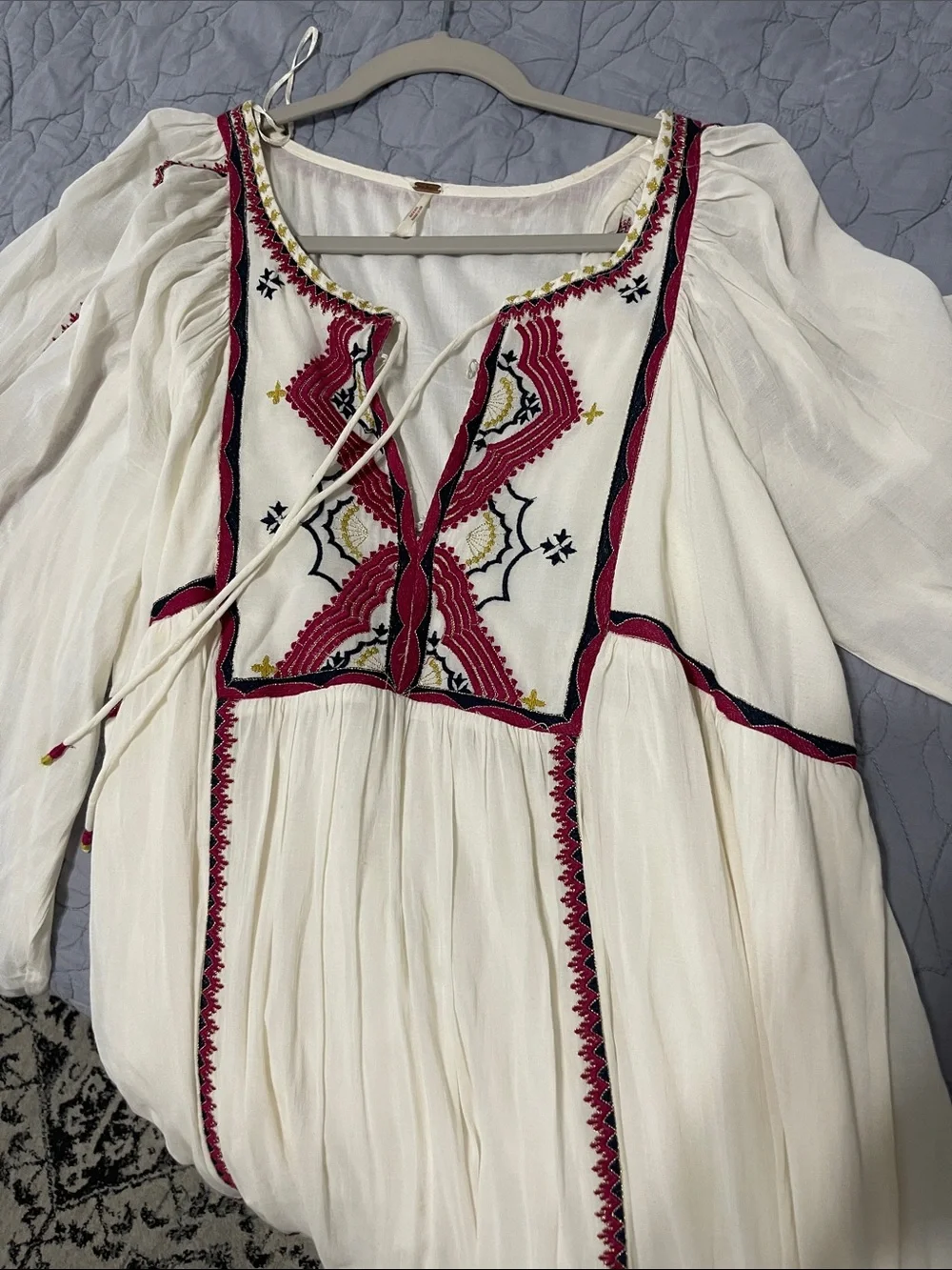 Free People ivory boho