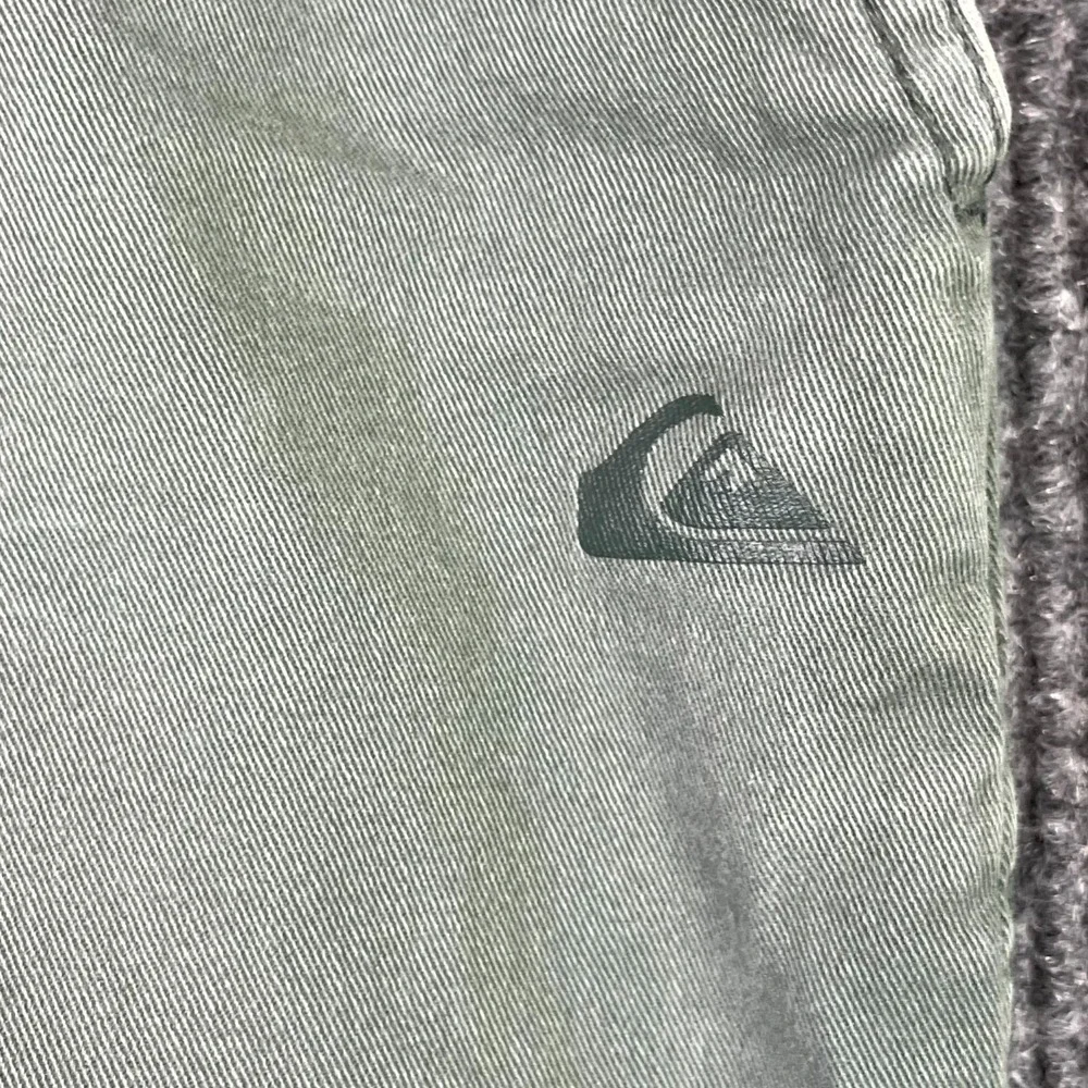 Quiksilver Straight Tapered Chino Pants Mens 39x24* Green Everyday Wear Skate