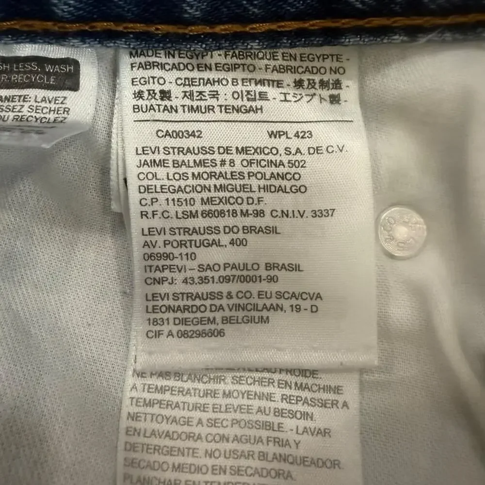Levi Strauss & Co 550 Relaxed Fit Jeans Blue Denim. Levi's Mens Size 42x30