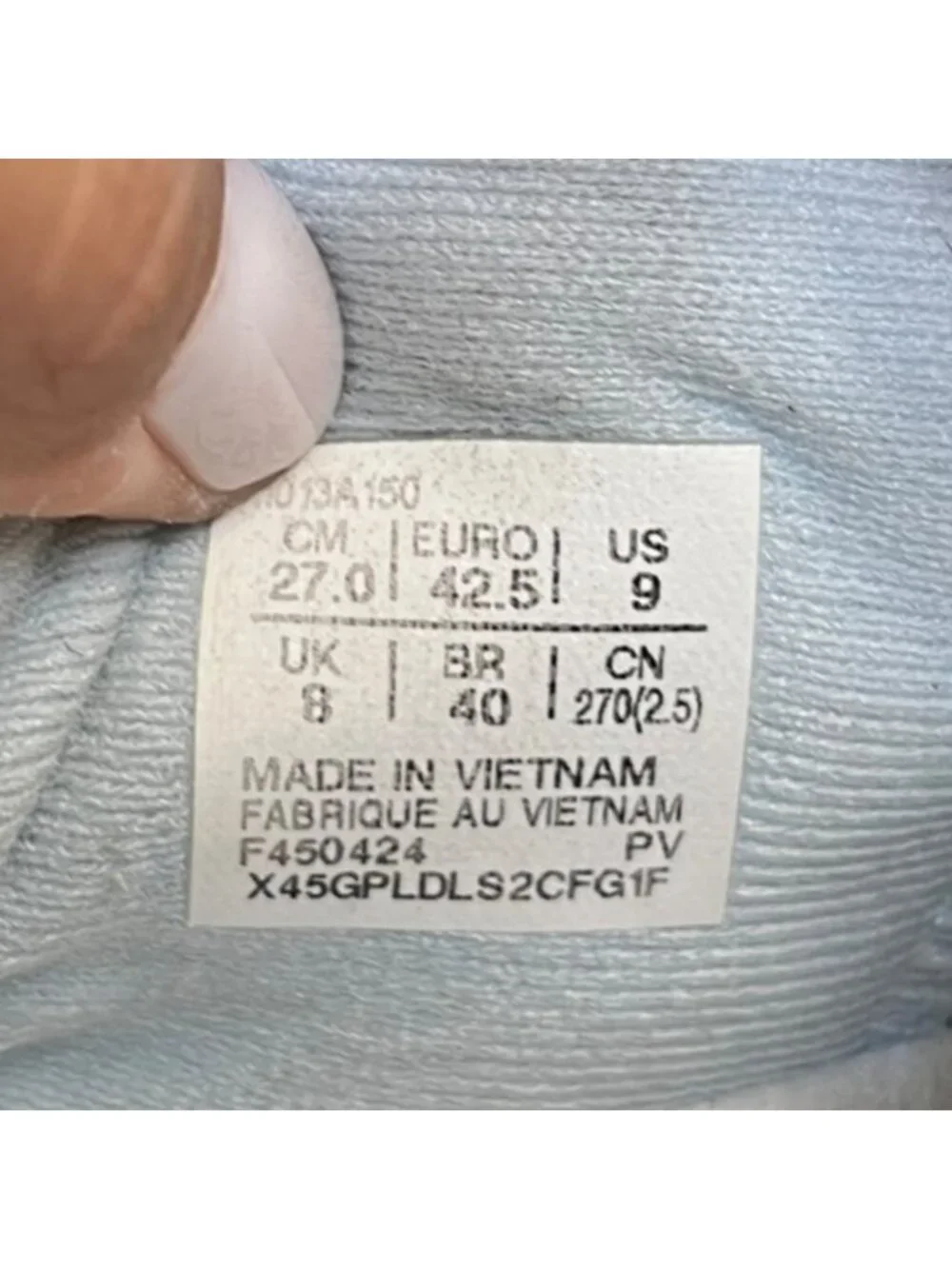 Asics seller notes