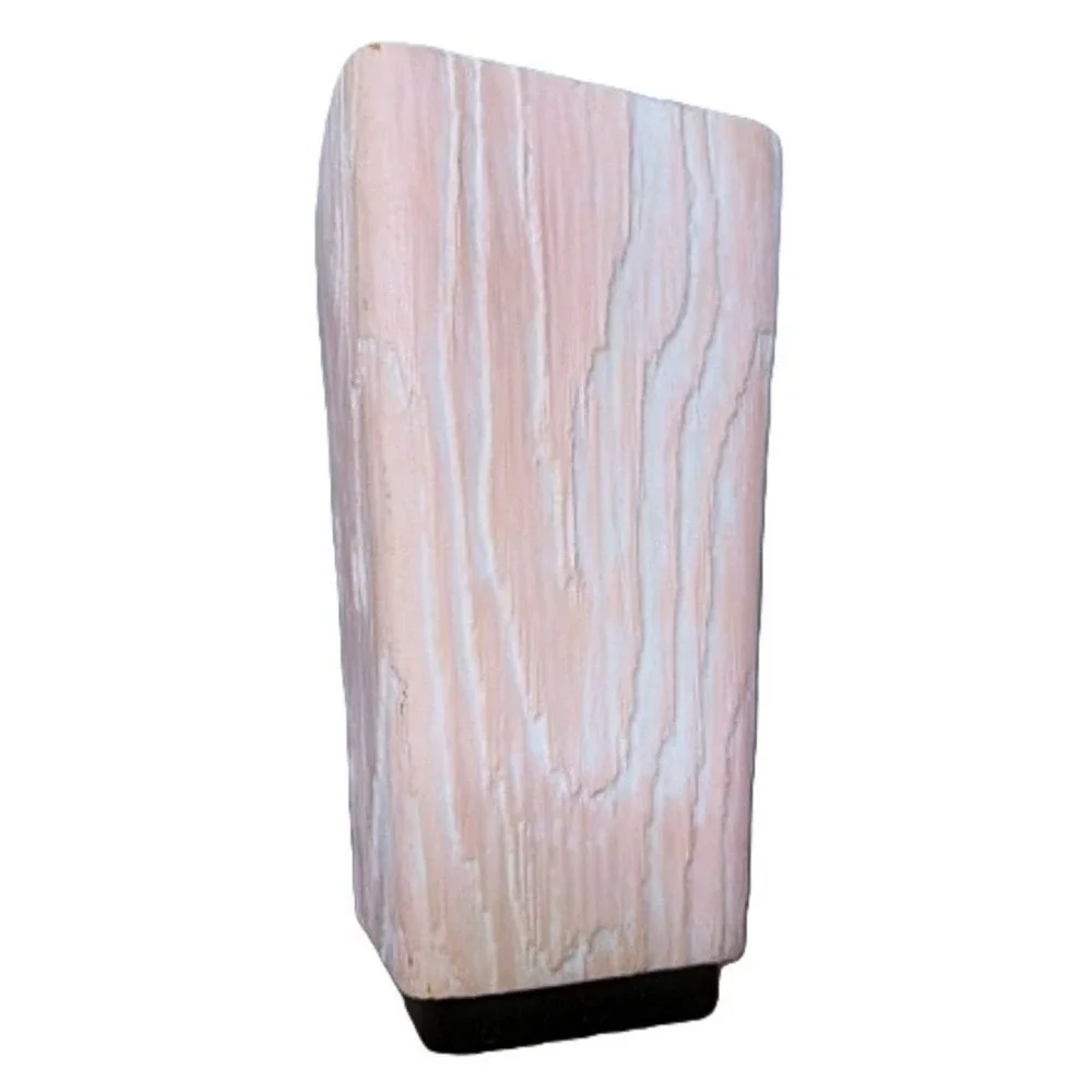 Vintage 1950s-60s Shawnee Pottery Pink Bark MCM Planter Vase 8.25