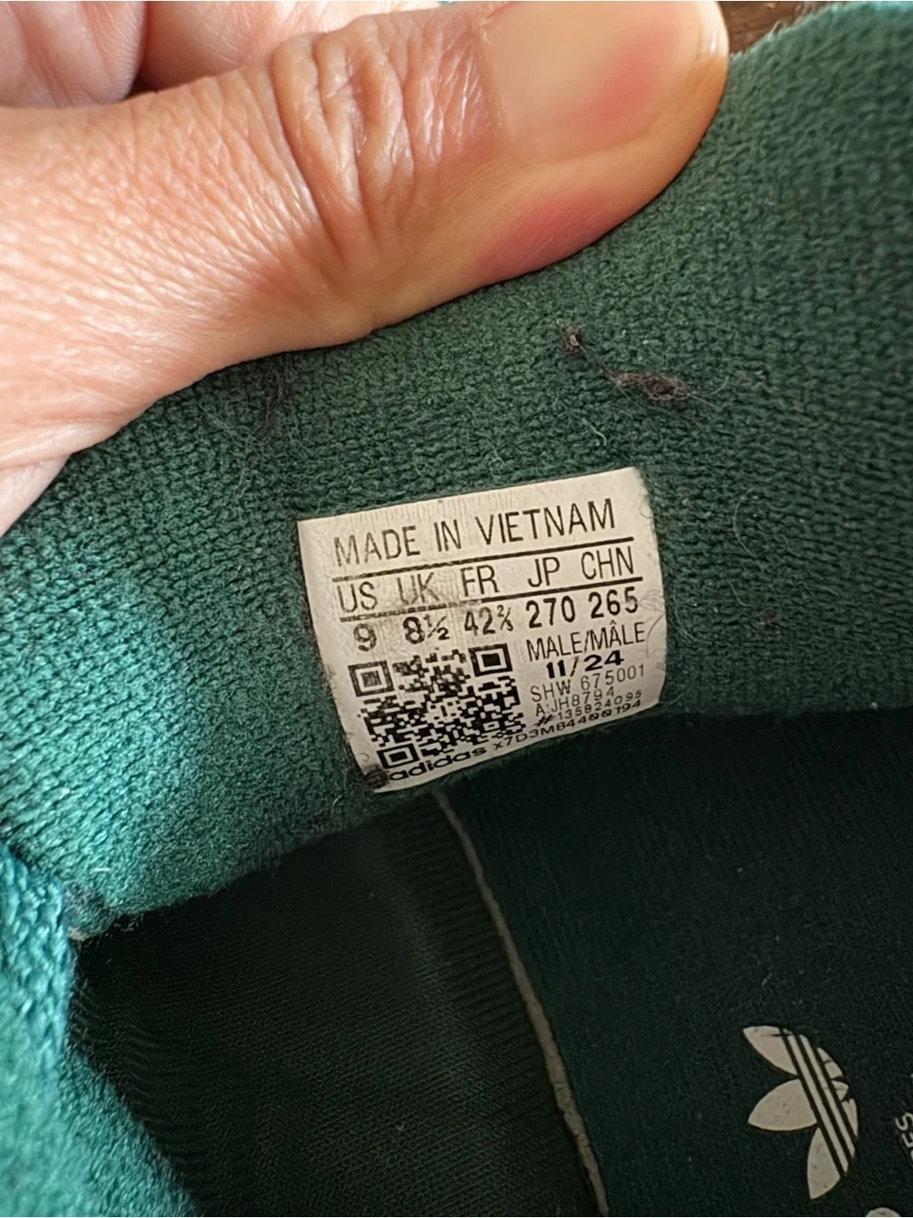 adidas excellent worn