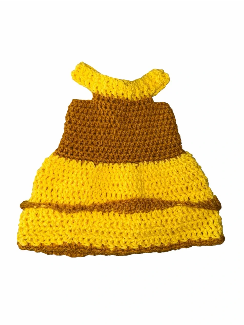 Handmade charming yellow