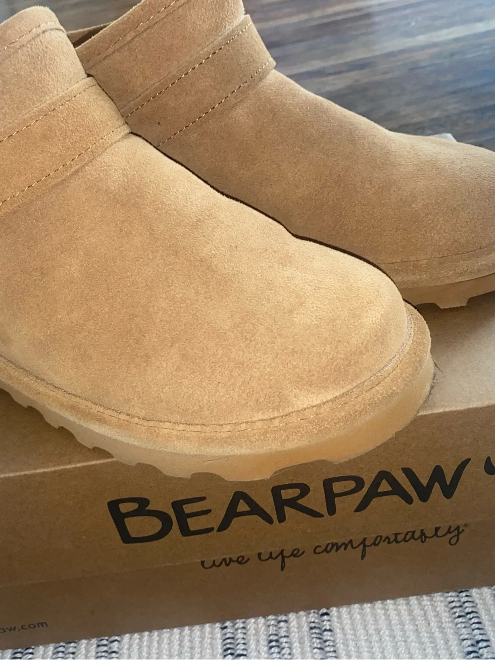 BearPaw chestnut suede